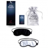 Набор из двух масок на глаза Soft Blindfold Twin Pack - Fifty Shades of Grey - купить с доставкой в Кирове