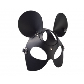 Черная кожаная маска  Мышка - Sitabella - купить с доставкой в Кирове