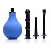 Анальный душ с 3 насадками Premium One-way Valve Anal Douche Set - XR Brands - купить с доставкой в Кирове