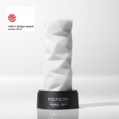 Белый 3D мастурбатор POLYGON - Tenga - в Кирове купить с доставкой