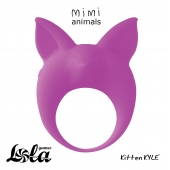 Фиолетовое эрекционное кольцо Kitten Kyle - Lola Games - в Кирове купить с доставкой