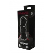 Черная веревка для шибари DELUXE BONDAGE ROPE - 5 м. - Dream Toys - купить с доставкой в Кирове