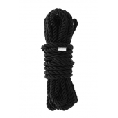 Черная веревка для шибари DELUXE BONDAGE ROPE - 5 м. - Dream Toys - купить с доставкой в Кирове