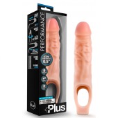 Телесный реалистичный фаллоудлинитель 9 Inch Silicone Cock Sheath Penis Extender - 22,86 см. - Blush Novelties - в Кирове купить с доставкой