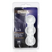 Прозрачный фигурный мастурбатор Master Stroker - Blush Novelties - в Кирове купить с доставкой