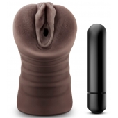 Коричневый мастурбатор-вагина Hot Chocolate Brianna - Blush Novelties - в Кирове купить с доставкой