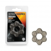 Дымчатое эрекционное кольцо Stay Hard Thick Bead Cock Ring - Blush Novelties - в Кирове купить с доставкой