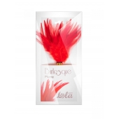 Красный перьевой тиклер Plume - 23 см. - Lola Lingerie - купить с доставкой в Кирове
