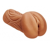 Кофейный мастурбатор-вагина Dumpling - Lola Games - в Кирове купить с доставкой