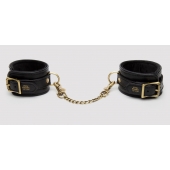 Черные оковы на ноги Bound to You Faux Leather Ankle Cuffs - Fifty Shades of Grey - купить с доставкой в Кирове