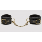 Черные наручники Bound to You Faux Leather Wrist Cuffs - Fifty Shades of Grey - купить с доставкой в Кирове
