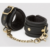 Черные наручники Bound to You Faux Leather Wrist Cuffs - Fifty Shades of Grey - купить с доставкой в Кирове