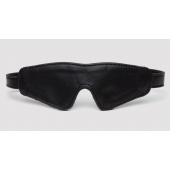 Черная плотная маска на глаза Bound to You Faux Leather Blindfold - Fifty Shades of Grey - купить с доставкой в Кирове