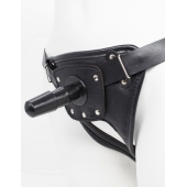 Черный пояс для насадок CLASS STRAP Restyling - LOVETOY (А-Полимер) - купить с доставкой в Кирове