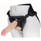 Пояс харнесс BEST UNI strap с 2 насадками - 18 и 22 см. - LOVETOY (А-Полимер) - купить с доставкой в Кирове