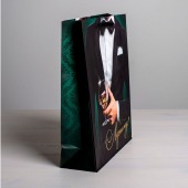 Бумажный пакет «Лучшему!» - 23 х 27 см. - Сима-Ленд - купить с доставкой в Кирове