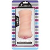 Телесный мастурбатор-вагина X-Basic Pocket Pussy без вибрации - Lovetoy - в Кирове купить с доставкой