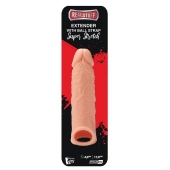 Телесная насадка EXTENDER WITH BALL STRAP 6.5 - 17 см. - Dream Toys - в Кирове купить с доставкой