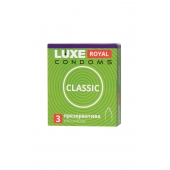 Гладкие презервативы LUXE Royal Classic - 3 шт. - Luxe - купить с доставкой в Кирове