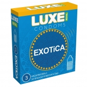 Текстурированные презервативы LUXE Royal Exotica - 3 шт. - Luxe - купить с доставкой в Кирове