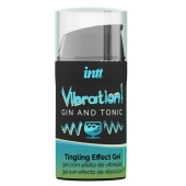 Жидкий интимный гель с эффектом вибрации Vibration! Gin   Tonic - 15 мл. - INTT - купить с доставкой в Кирове