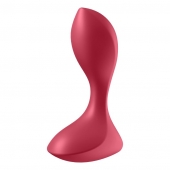 Красный вибромассажёр простаты Satisfyer Backdoor Lover - 14 см. - Satisfyer - в Кирове купить с доставкой