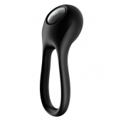 Черное эрекционное виброкольцо Majestic Duo - Satisfyer - в Кирове купить с доставкой