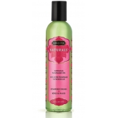 Массажное масло Naturals Strawberry Dreams с ароматом клубники - 236 мл. - Kama Sutra - купить с доставкой в Кирове