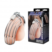 Металлическая клетка Prisoner Cock Сage с замком - BlueLine - купить с доставкой в Кирове