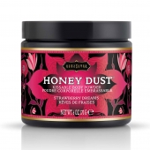 Пудра для тела Honey Dust Body Powder с ароматом клубники - 170 гр. - Kama Sutra - купить с доставкой в Кирове