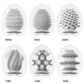 Набор из 6 мастурбаторов Tenga EGG IV с различным рельефом - Tenga - в Кирове купить с доставкой