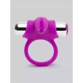 Лиловое виброкольцо с пультом ДУ Remote Control Cock Ring - Happy Rabbit - в Кирове купить с доставкой