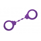 Фиолетовые силиконовые поножи Limitation - Lola Games - купить с доставкой в Кирове