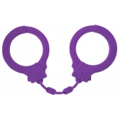 Фиолетовые силиконовые поножи Limitation - Lola Games - купить с доставкой в Кирове