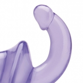 Фиолетовый безремневой страпон Strapless Strap-On - Lux Fetish - купить с доставкой в Кирове