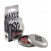 Экстремально тонкие презервативы в железном кейсе MAXUS Extreme Thin - 3 шт. - Maxus - купить с доставкой в Кирове