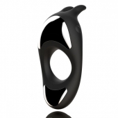 Черное эрекционное кольцо с двумя моторами Zeus Dual Vibe Cock Ring - FeelzToys - в Кирове купить с доставкой