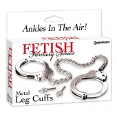 Металлические наручники Metal Leg Cuffs - Pipedream - купить с доставкой в Кирове