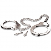 Металлические наручники Metal Leg Cuffs - Pipedream - купить с доставкой в Кирове