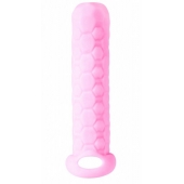Розовый фаллоудлинитель Homme Long - 13,5 см. - Lola Games - в Кирове купить с доставкой