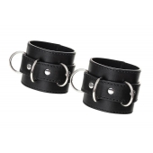 Черные наручники Anonymo на сцепке - ToyFa - купить с доставкой в Кирове