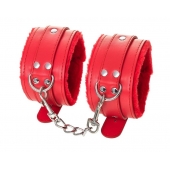 Красные оковы Anonymo из искусственной кожи - ToyFa - купить с доставкой в Кирове