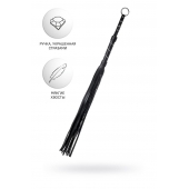 Черный флоггер Anonymo - 64 см. - ToyFa - купить с доставкой в Кирове