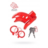 Красный мужской пояс верности из пластика - ToyFa - купить с доставкой в Кирове