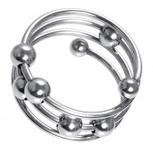 Большое металлическое кольцо под головку пениса - ToyFa - купить с доставкой в Кирове