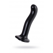 Черный стимулятор для пар P G-Spot Dildo Size L - 19 см. - Strap-on-me - в Кирове купить с доставкой