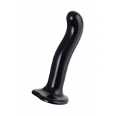 Черный стимулятор для пар P G-Spot Dildo Size L - 19 см. - Strap-on-me - в Кирове купить с доставкой