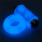 Голубое, светящееся в темноте эрекционное виброкольцо Lumino Play Vibrating Penis Ring - Lovetoy - в Кирове купить с доставкой