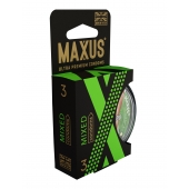 Презервативы в пластиковом кейсе MAXUS AIR Mixed - 3 шт. - Maxus - купить с доставкой в Кирове