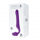 Лиловый безремневой страпон Queens M - Adrien Lastic - купить с доставкой в Кирове
